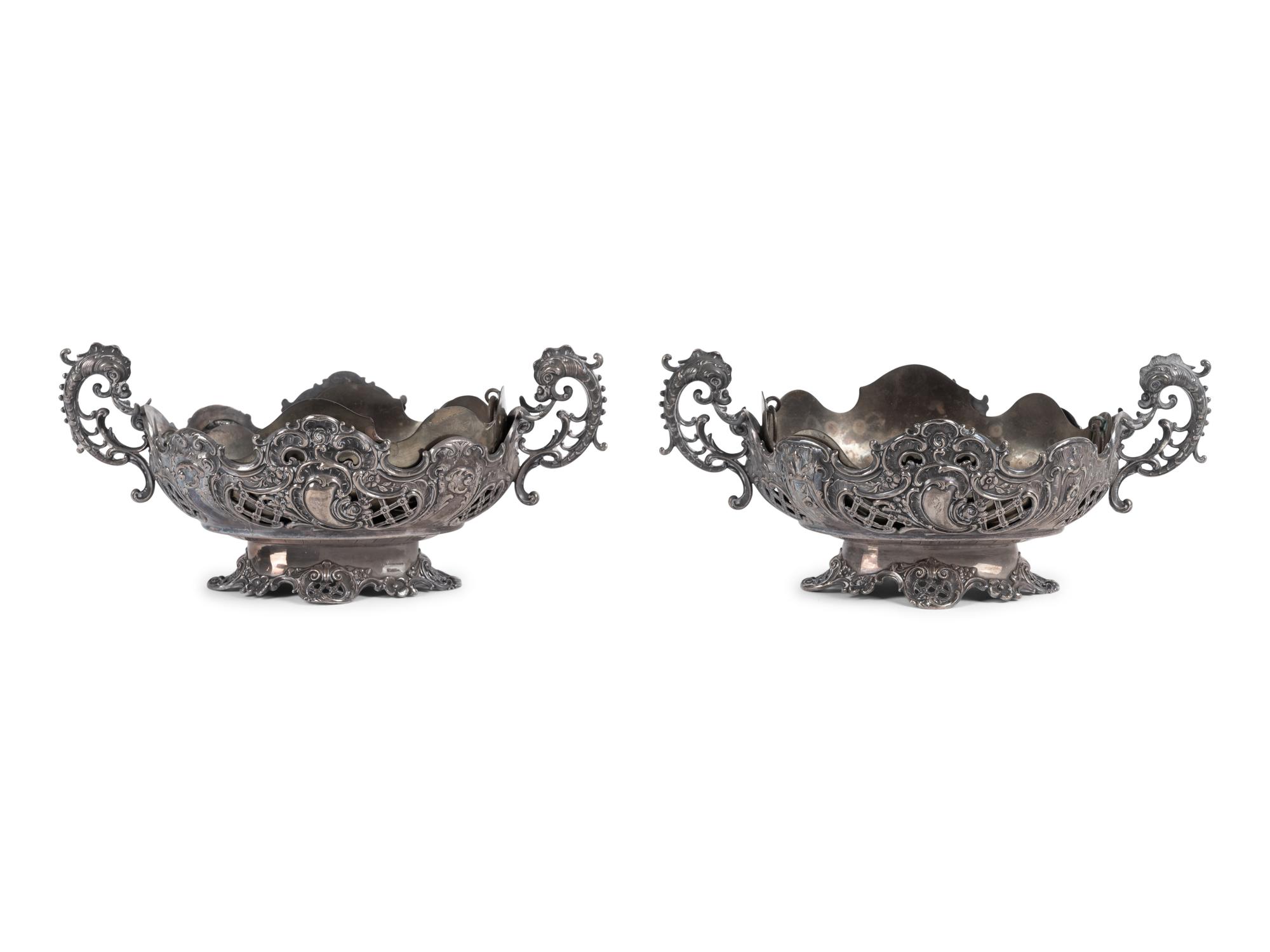 A Pair of German Silver Bowls