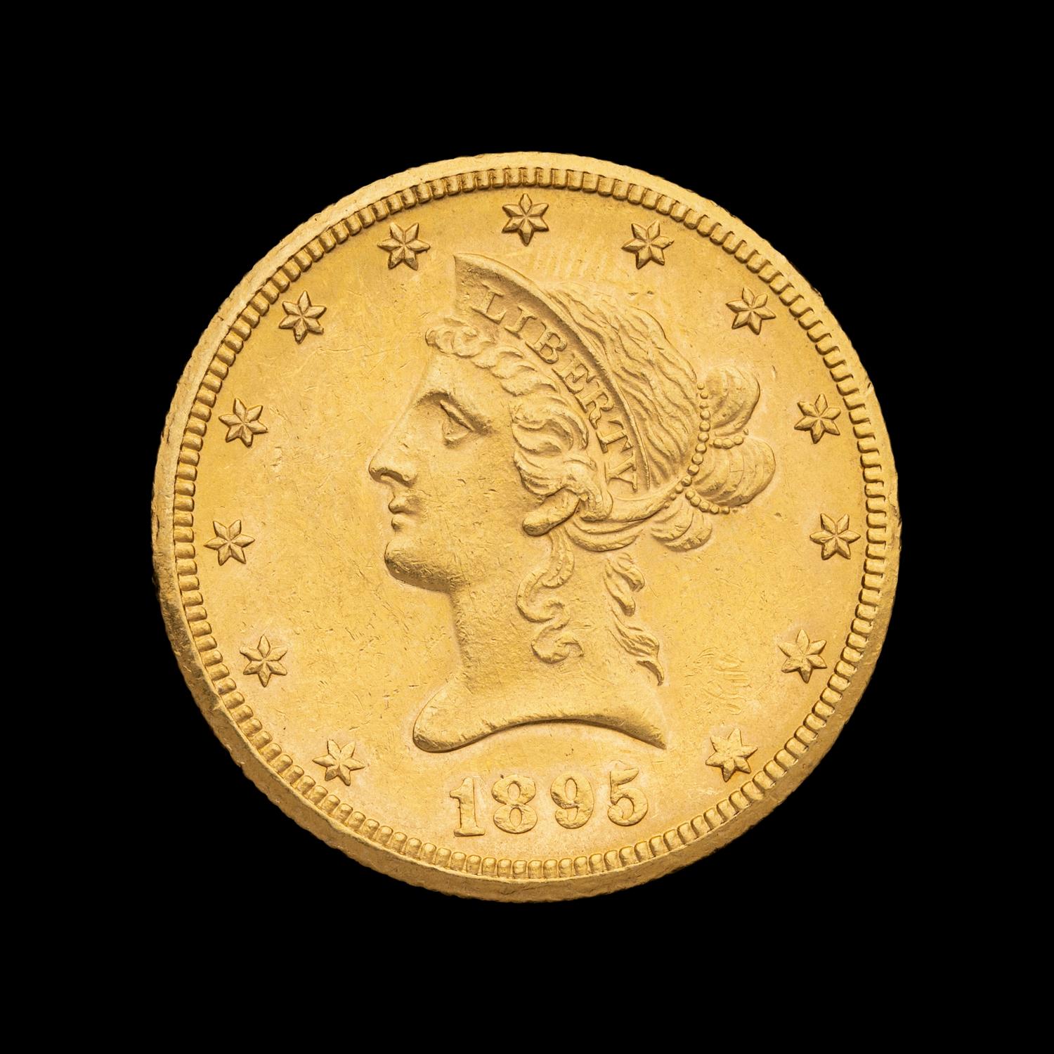 An 1895-O Liberty Head $10 Gold Coin
