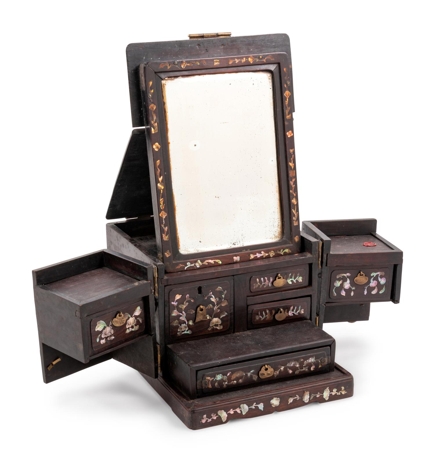 A Huanghuali Wood Brush Stand, Bijia