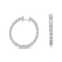 DIAMOND HOOP EARRINGS
