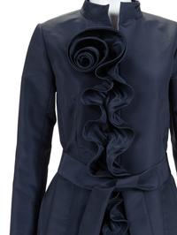 Two Oscar de la Renta Ruffled Taffeta Jackets, 2010