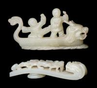 Two White Jade Carvings