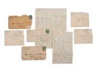 [WYOMING TERRITORY]. Letter archive of Wyoming Stock Growers Association member Lemuel C. Smith, Jr. (1857-1930) including descriptions of Cheyenne and the Wyoming cattle industry, ca 1866-1928.
