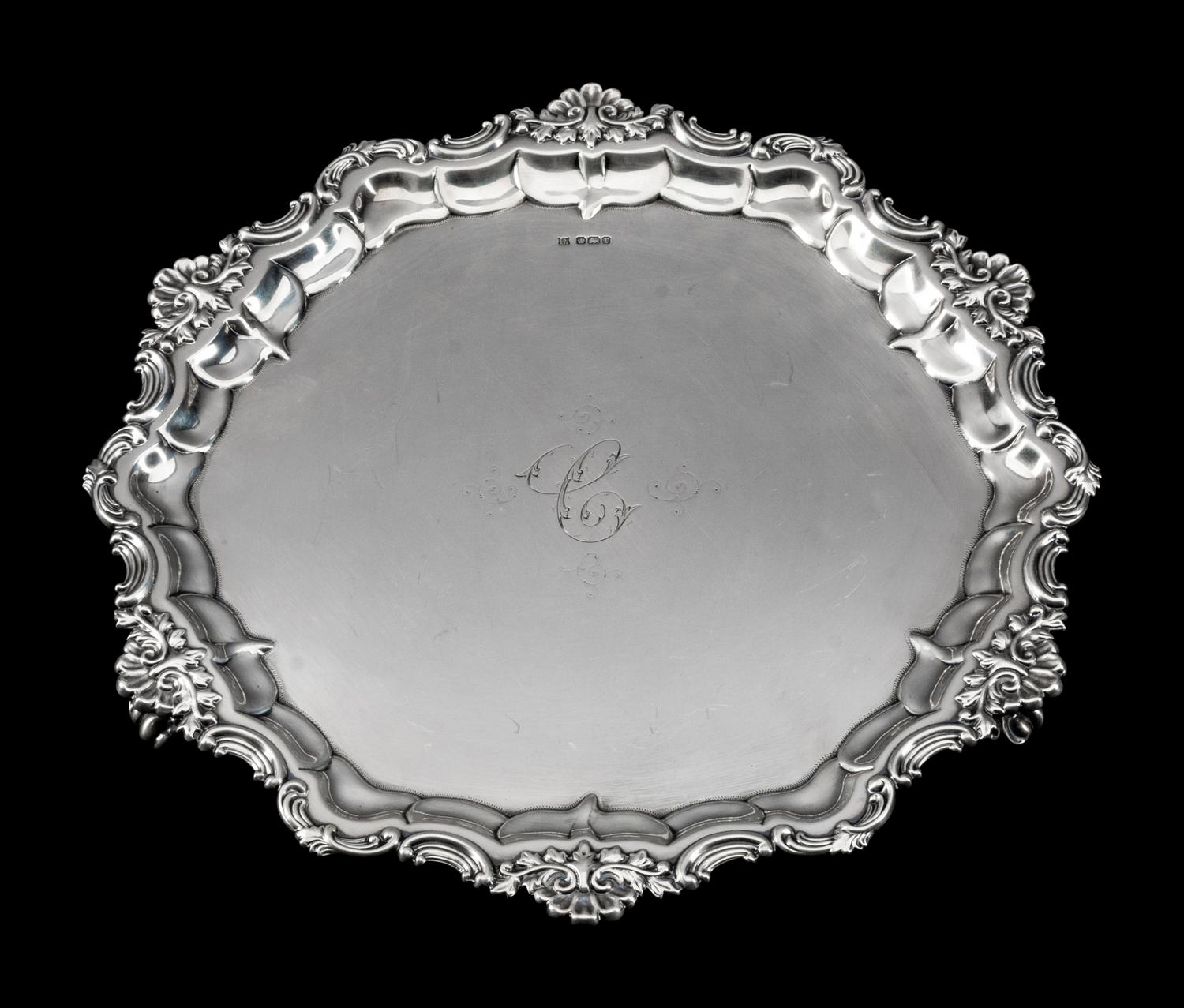 An Edwardian Silver Salver