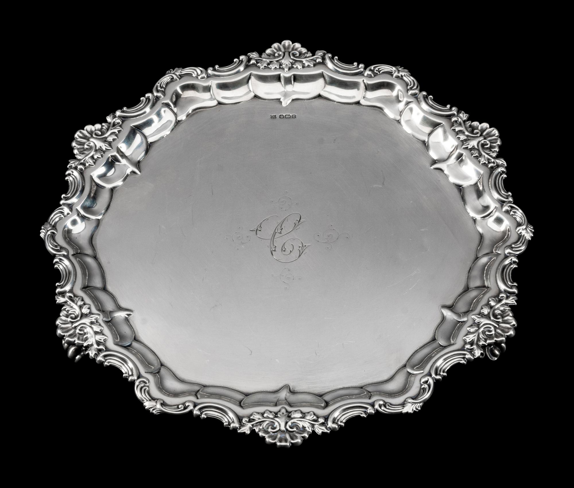 An Edwardian Silver Salver