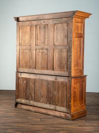 A Country Brass Mounted Oak Lawyer's Bookcase
