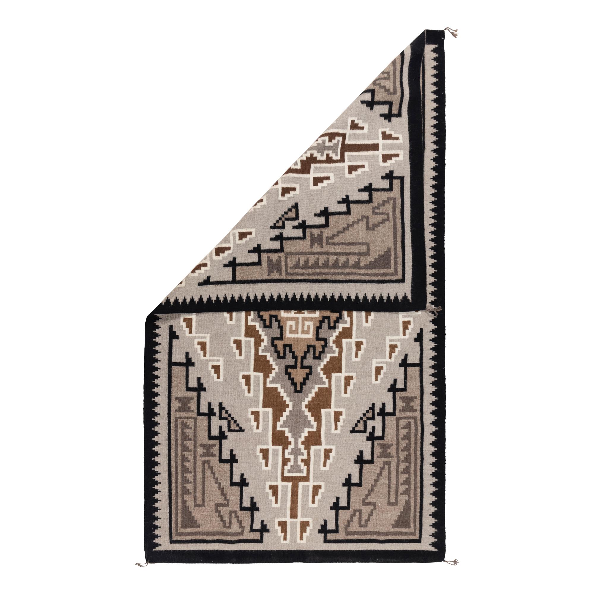 Navajo Two Grey Hills Weaving [Rug]