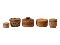 Collection of Nuu-chah-nulth and Makah Trinket Baskets
