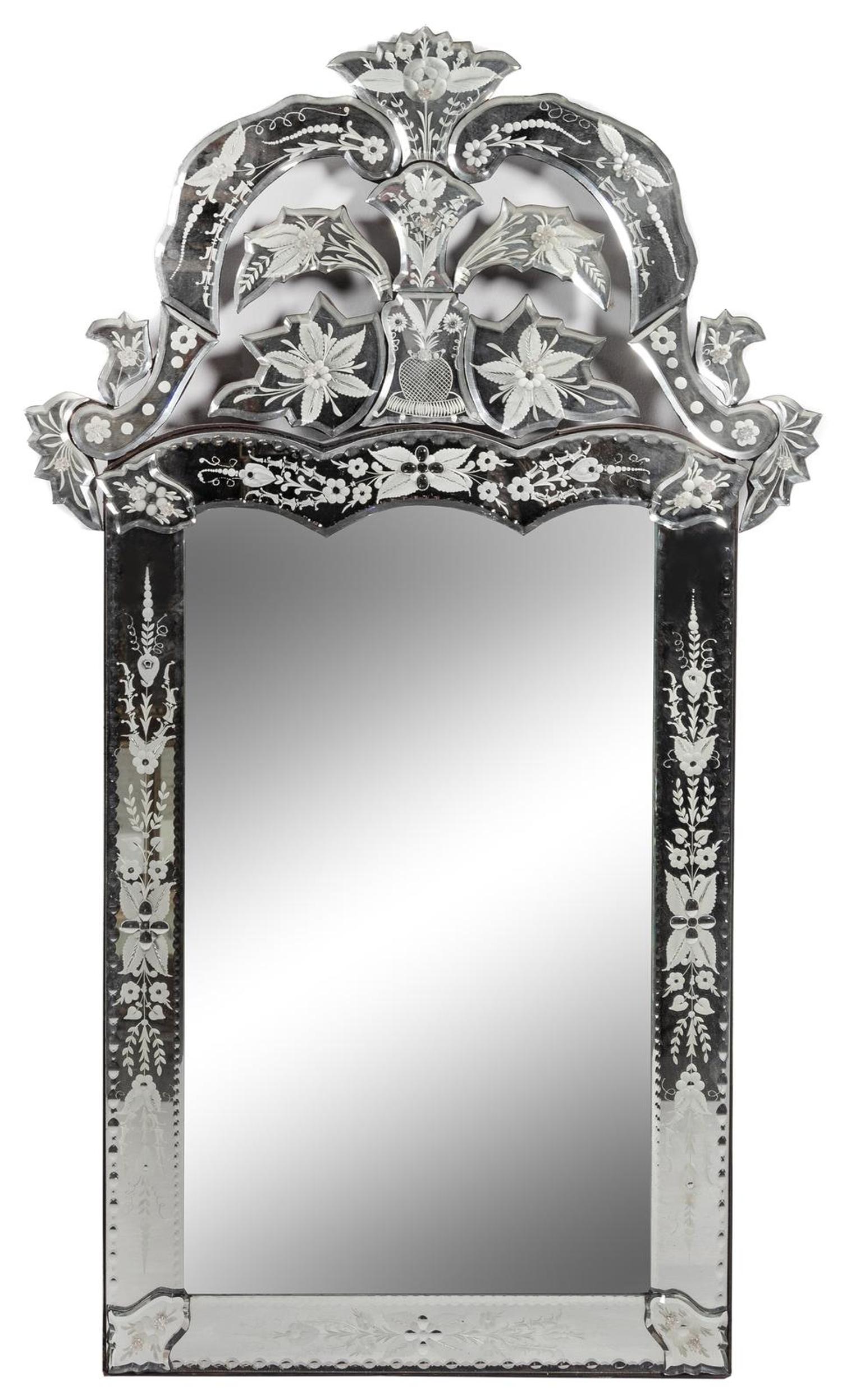 A Venetian Glass Mirror