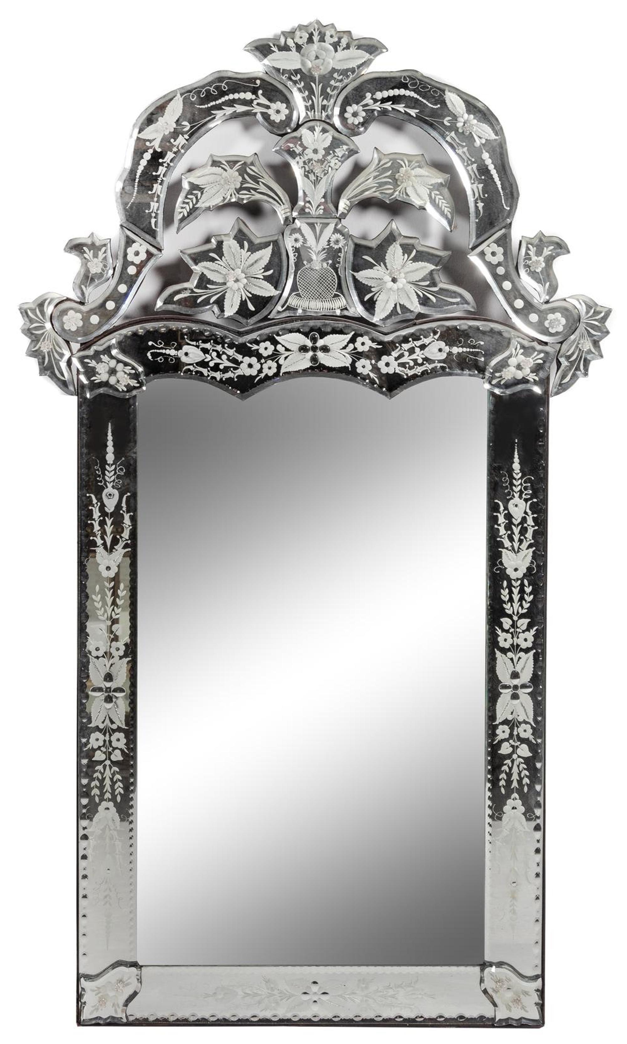 A Venetian Glass Mirror