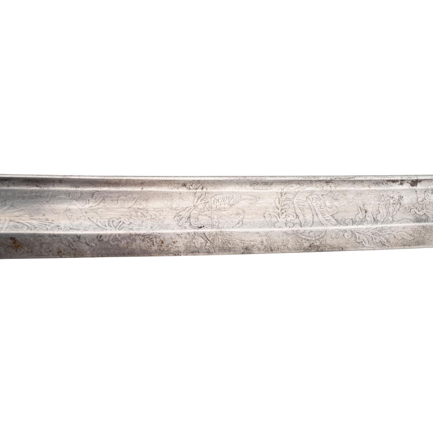Ames Model 1850 Staff & Field Officers Sword Presented to Major W.G. Bartholomew 27th Mass Infantry - Twice POW & WIA with Two CDV's
