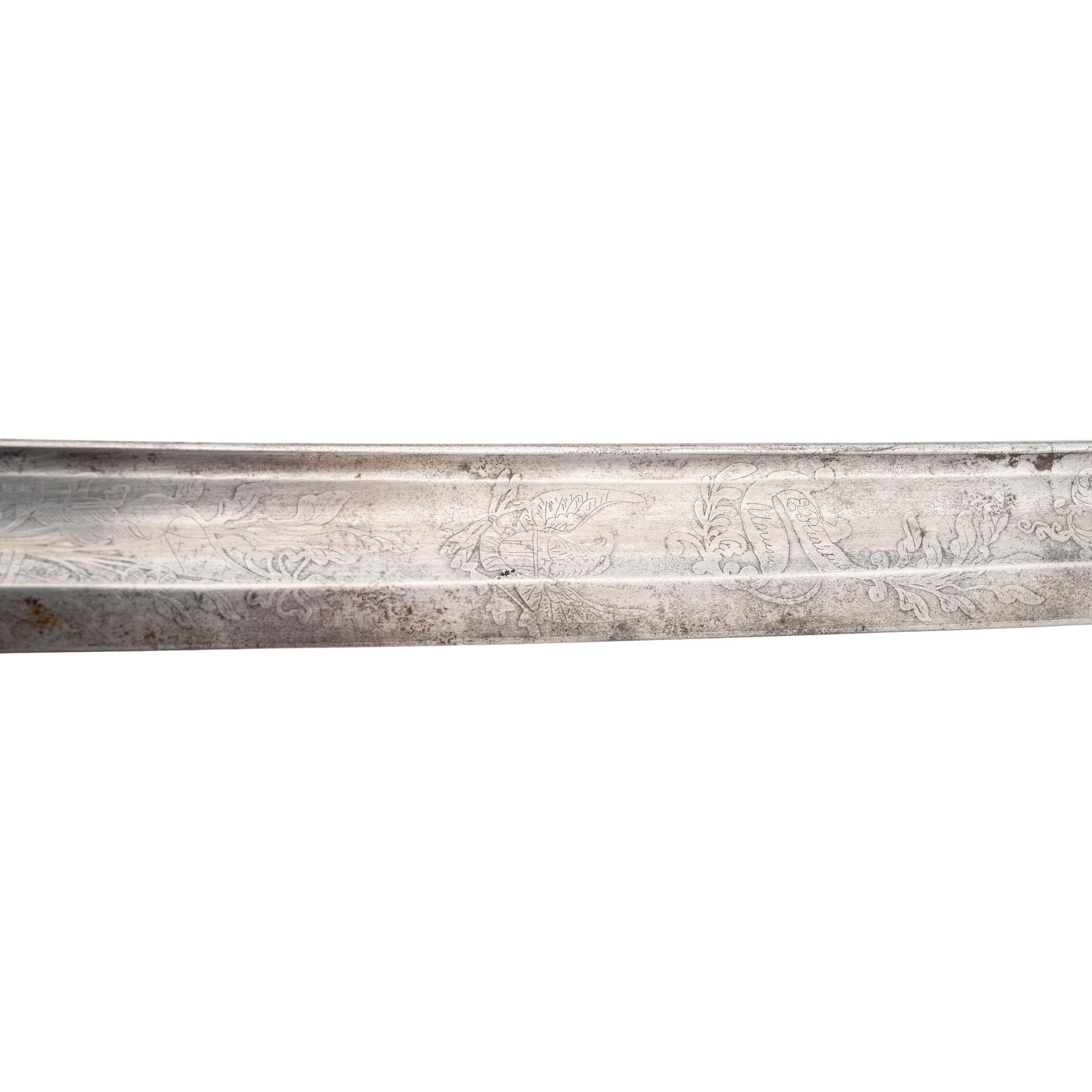 Ames Model 1850 Staff & Field Officers Sword Presented to Major W.G. Bartholomew 27th Mass Infantry - Twice POW & WIA with Two CDV's