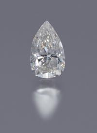 A 2.72 Carat Pear Shape Diamond,