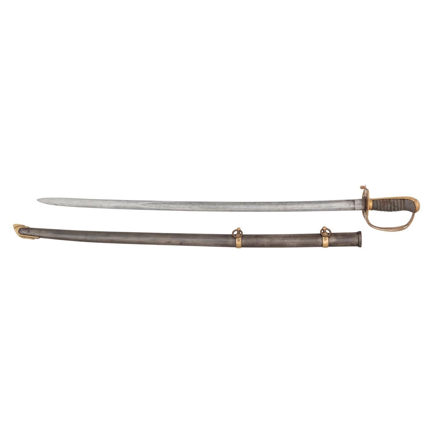 Schuyler, Hartley & Graham Retailed Clauberg Non-Regulation Staff & Field Officer's Sword of Capt. John Strowbridge - 158th NY Inf.