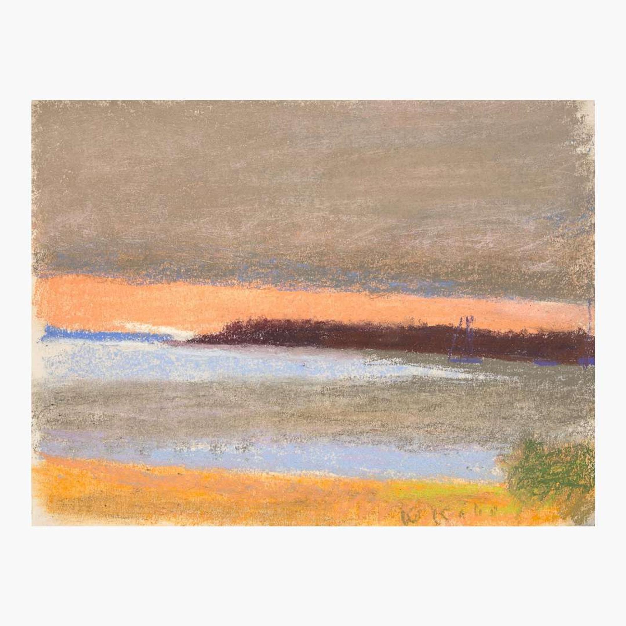 Wolf Kahn (American/German, 1927-2020) Seen on the Coast of Maine