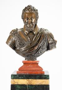 After Barthelemy du Tremblay, (19th Century), Buste de Henri IV de France et Navarre