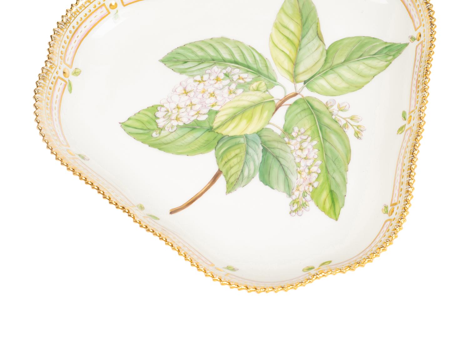 Three Royal Copenhagen Flora Danica Porcelain Serving Dishes