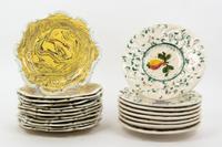 A Group of Italian Dessert Plates Diameter 8 inches. — SECOND HALF 20TH CENTURY