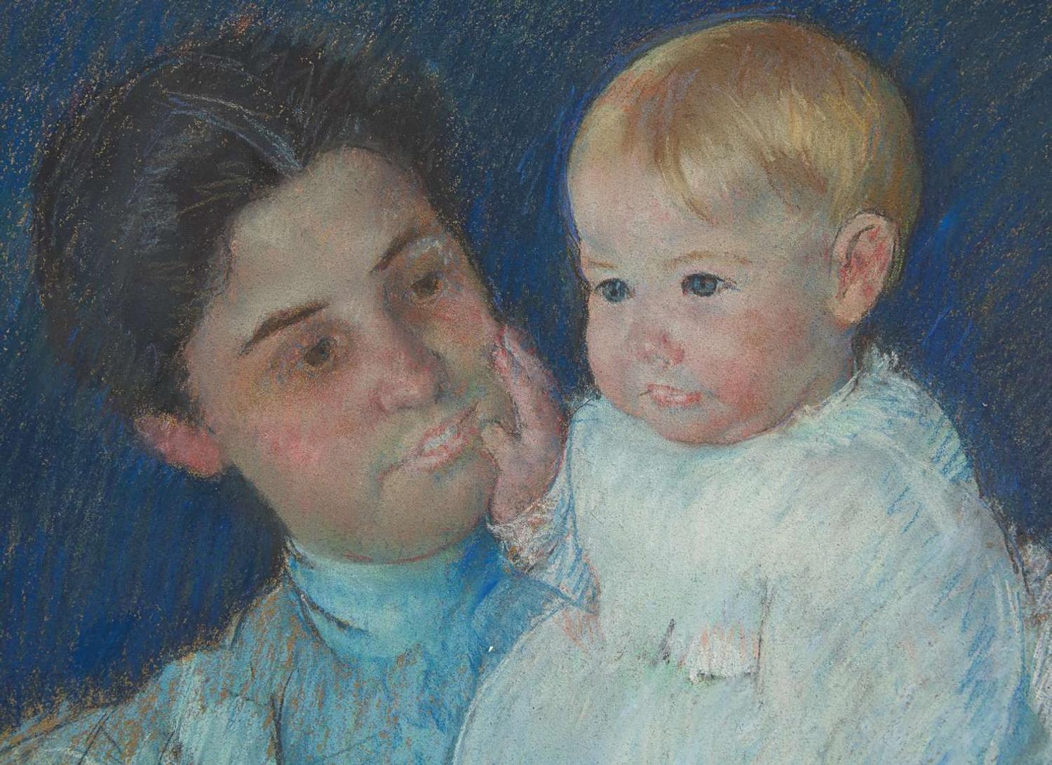 Mary Cassatt (American, 1844-1926) - Mrs. Harris Whittemore and Baby Helen