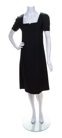 A Courreges Black Dress, Size B.