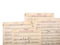 [WORLD WAR II] -- [MILLER, Glenn (1904-1944)]. World War II-era archive of manuscript scores and ephemera related to the Glenn Miller Army Air Force Band and associated musicians and orchestras.