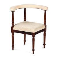 A Continental Turned Corner Chair