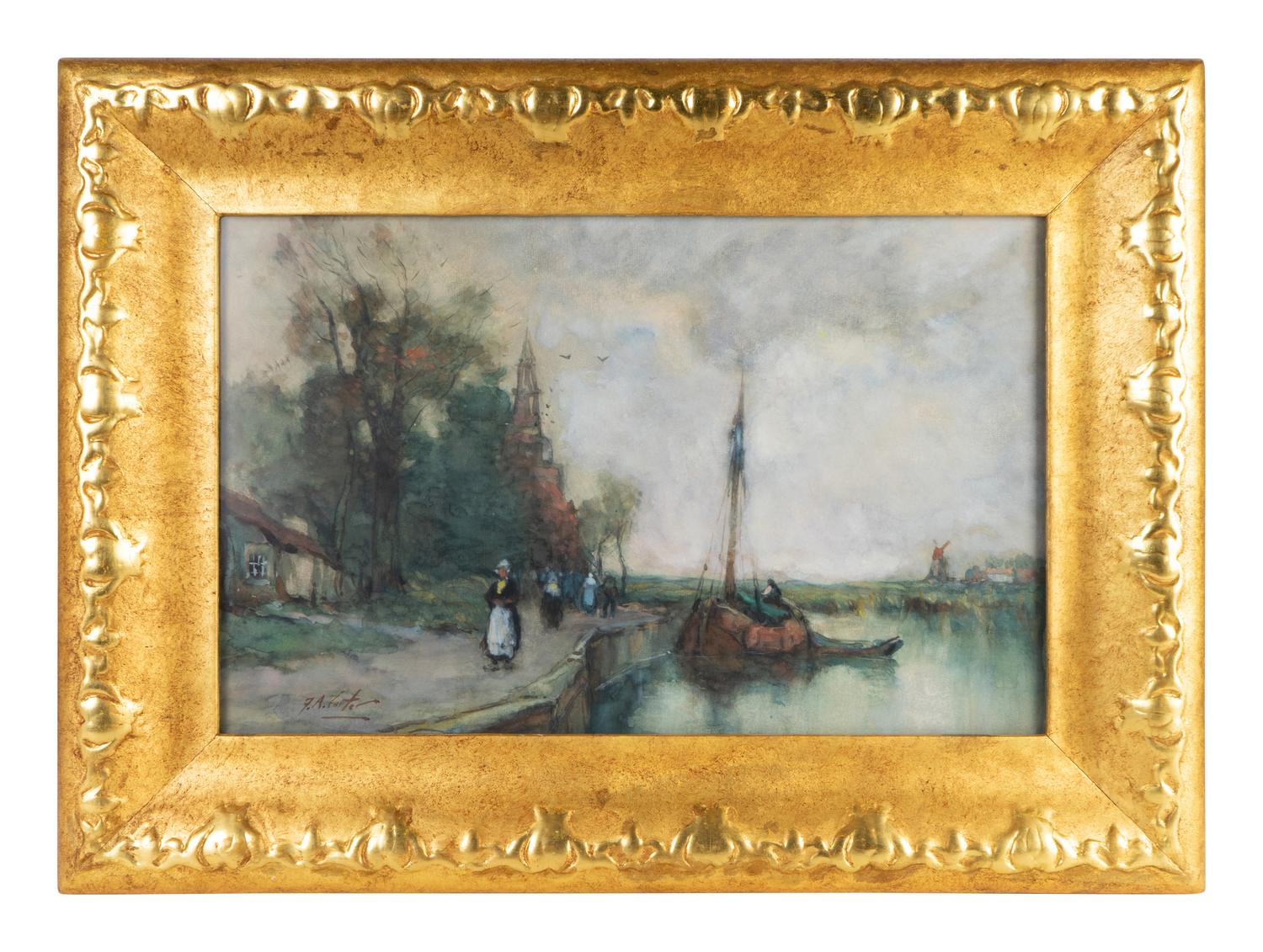 Dutch Canal Scene