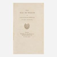 [Americana] Franklin, Benjamin The Way to Wealth or Poor Richard Improved