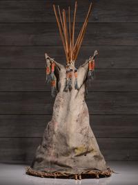 Sioux Painted Hide Model Tipi