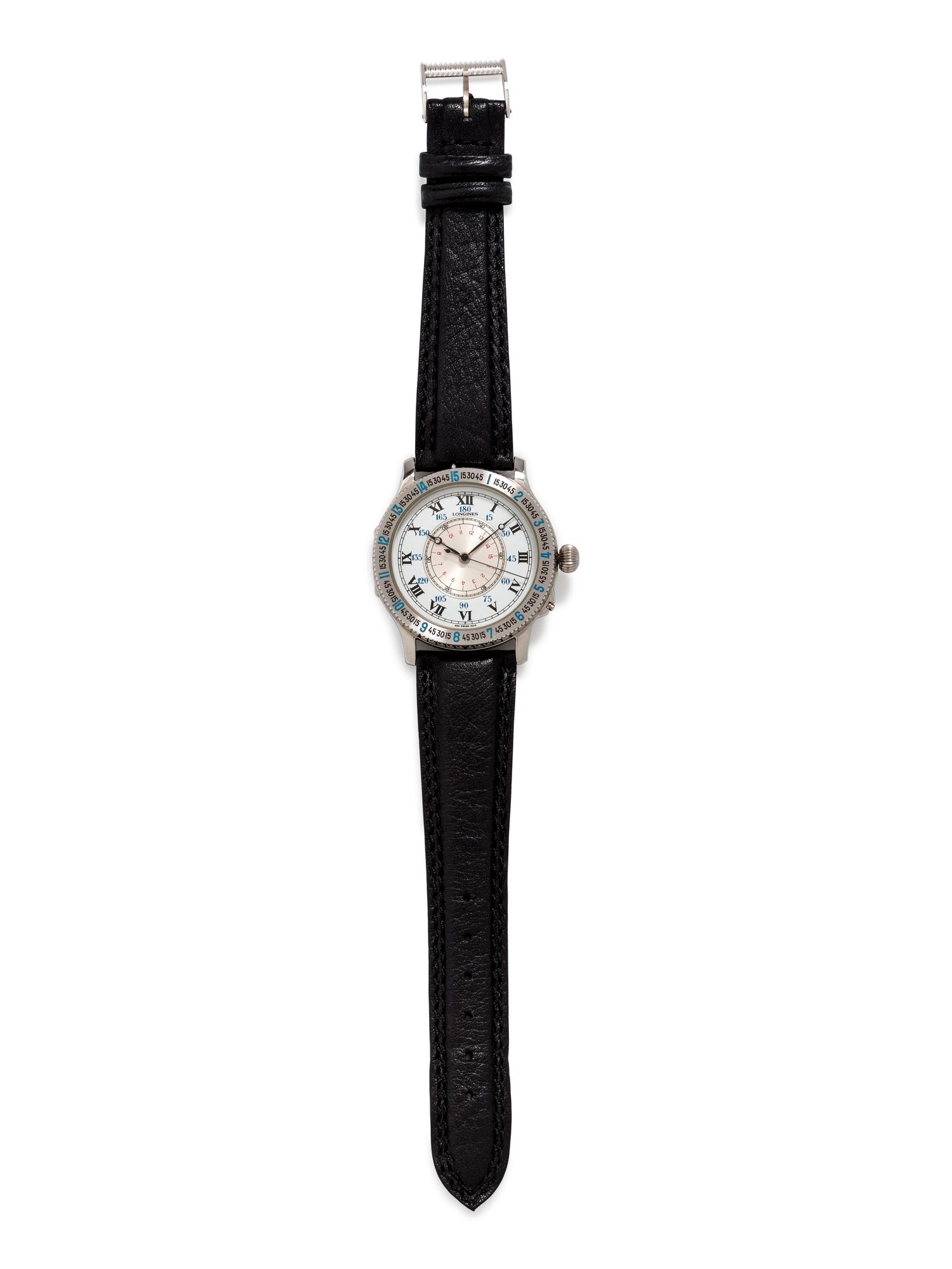 Longines, Stainless Steel Ref. 989.5215 'Hour Angle' Wristwatch