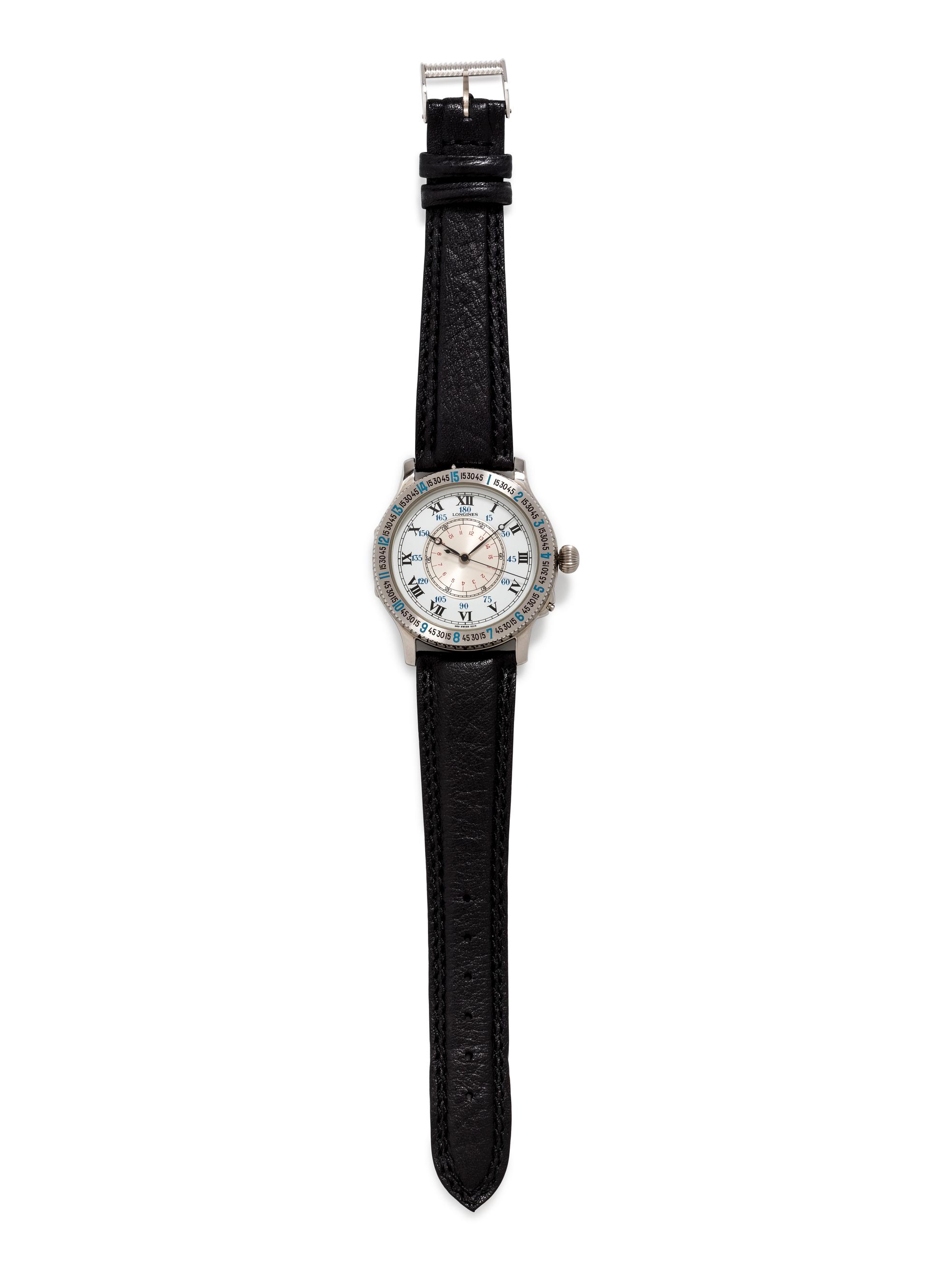 Longines, Stainless Steel Ref. 989.5215 'Hour Angle' Wristwatch