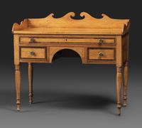 A Classical Bird’s Eye and Tiger Maple Writing Desk