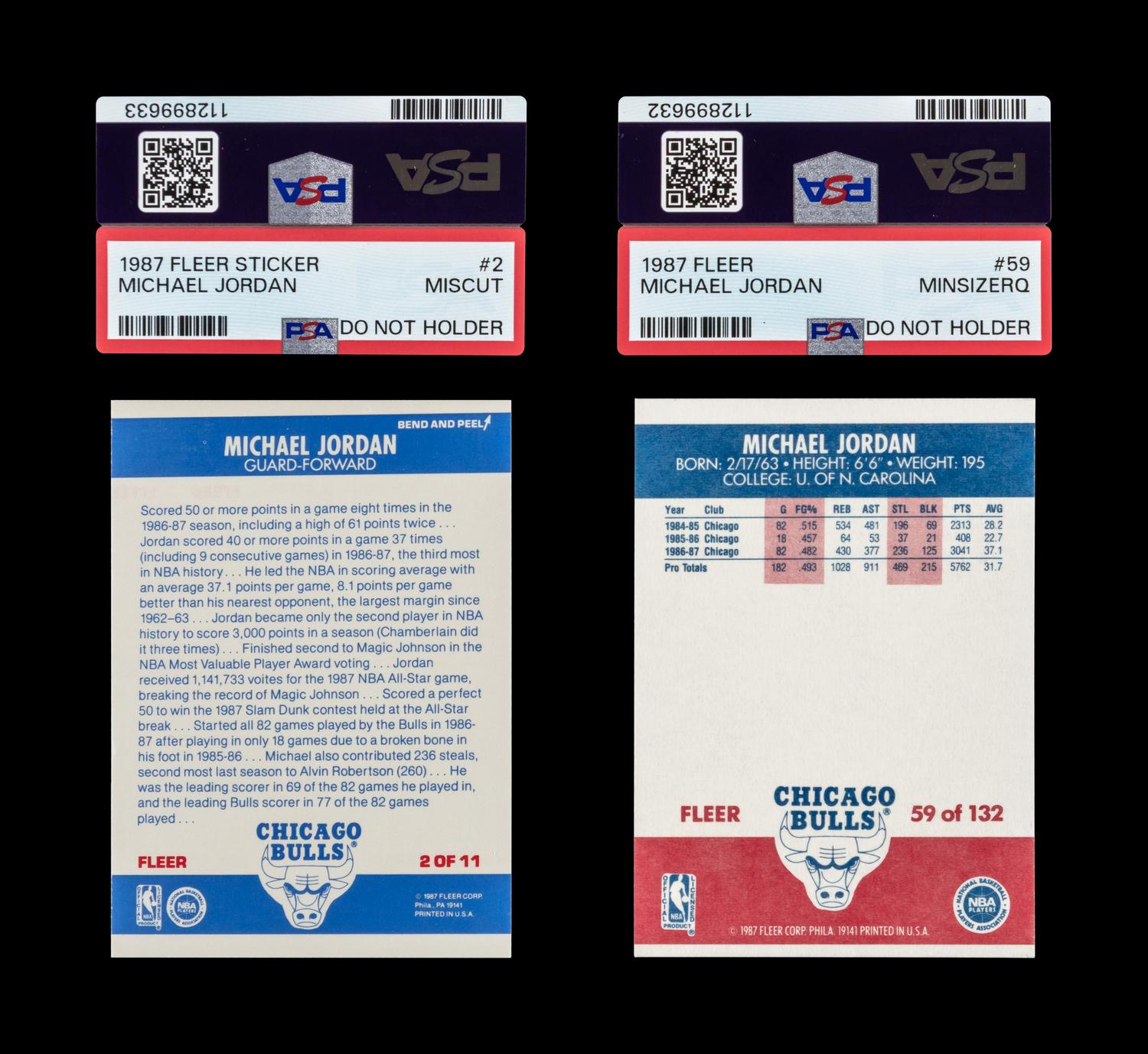 A Complete Set of 1987 Fleer Basketball Cards (132/132)
