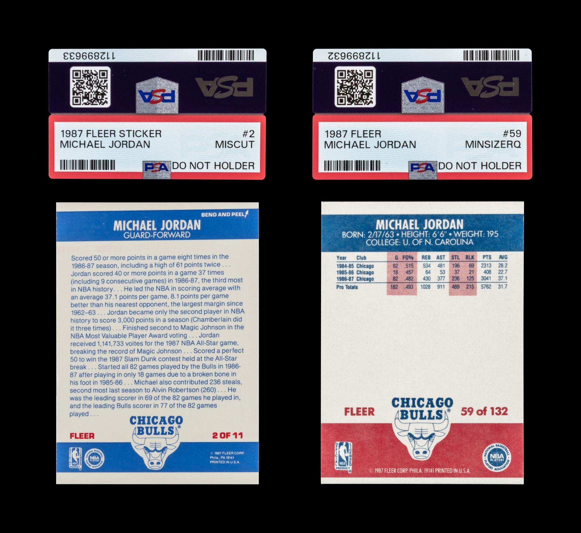 A Complete Set of 1987 Fleer Basketball Cards (132/132)