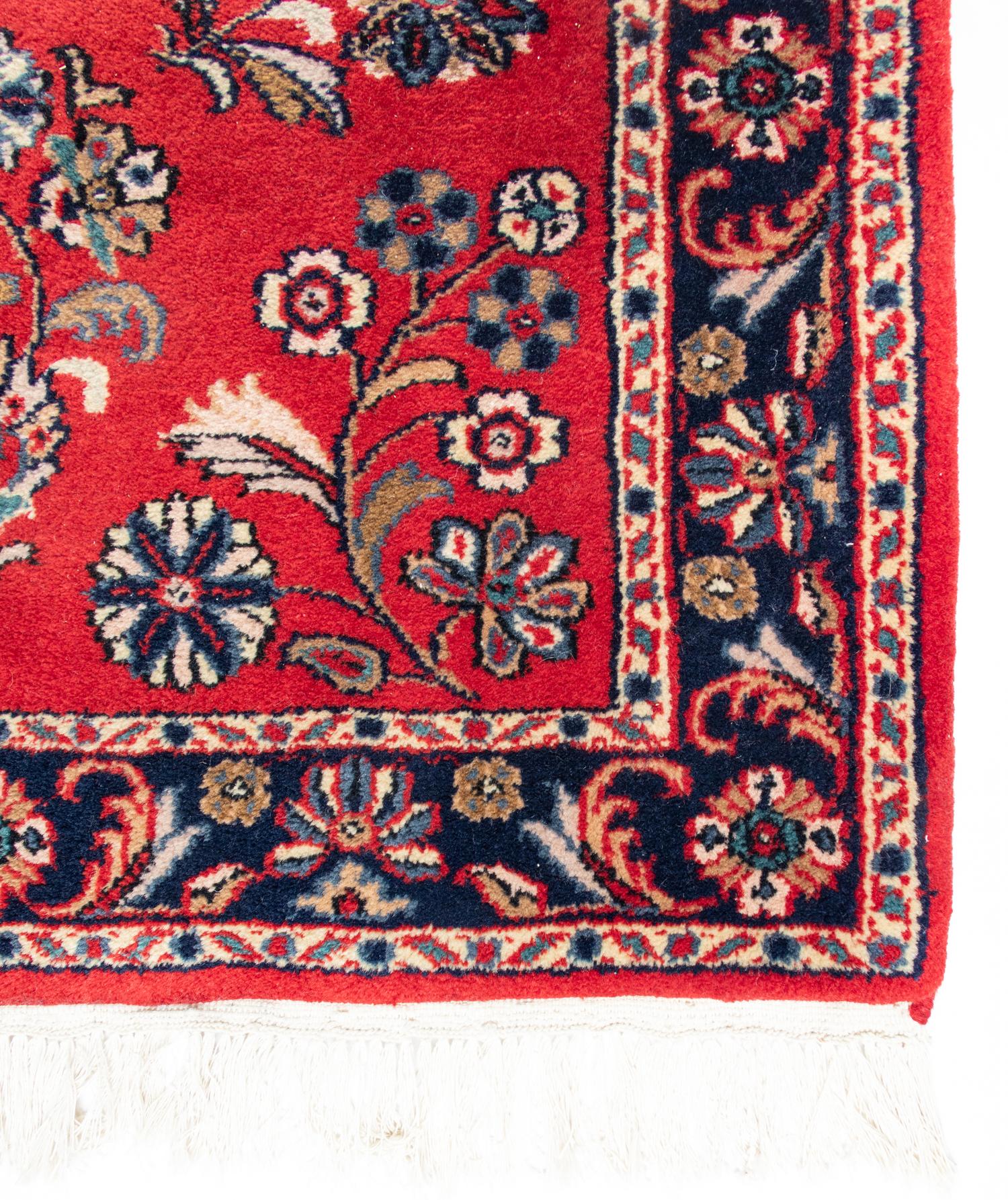 A Kashan Wool Runner