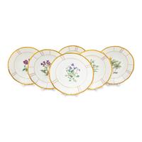 A Set of Six Bing and Grondahl Porcelain Soup Bowls