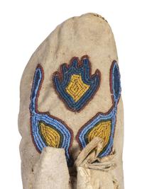 Apsáalooke Beaded Hide Moccasins