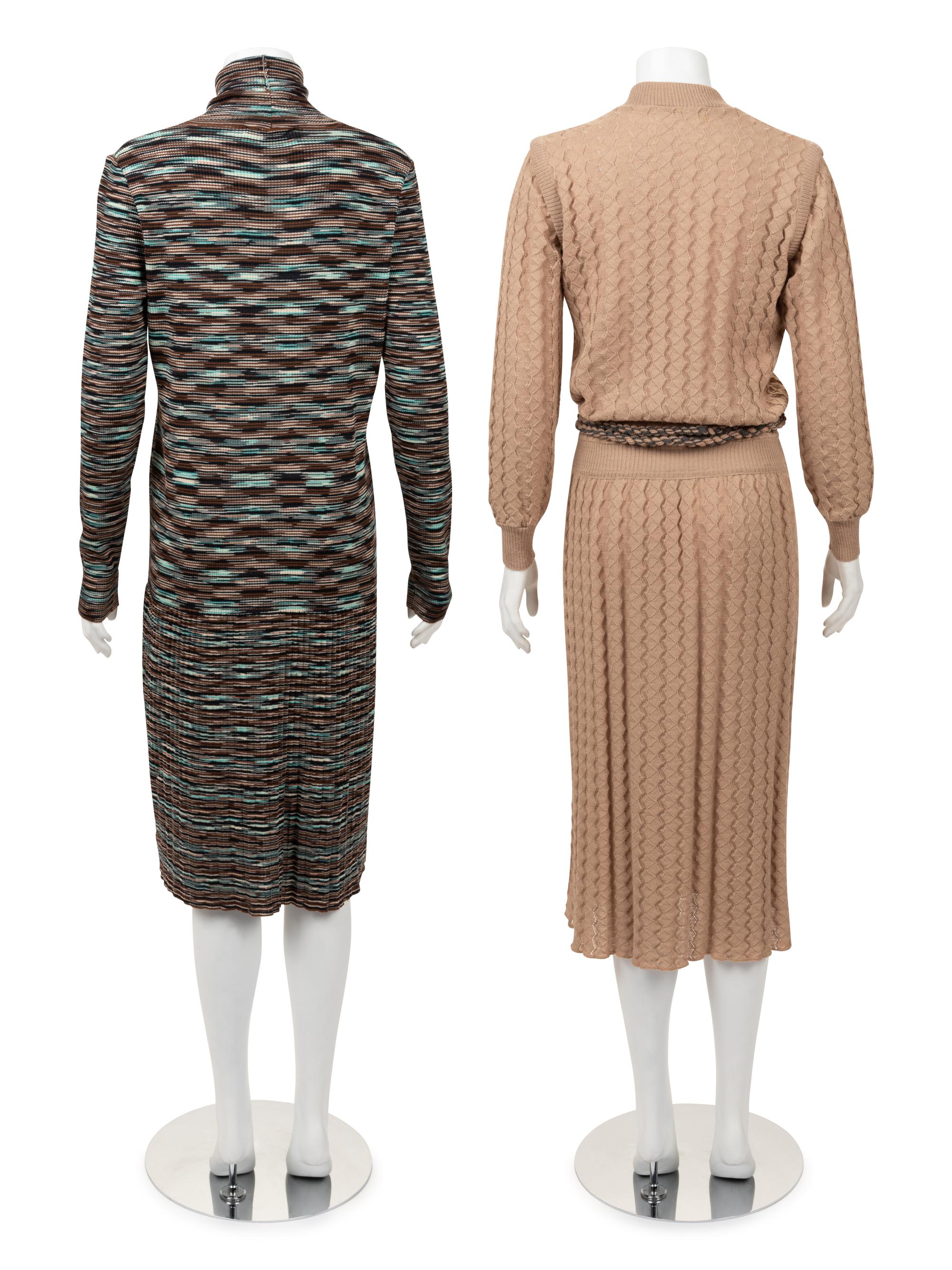 Two Missoni Knit Dresses, 1990-2000s