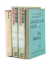 BRADBURY, RAY (1920-2012). A group of 4 works, comprising: