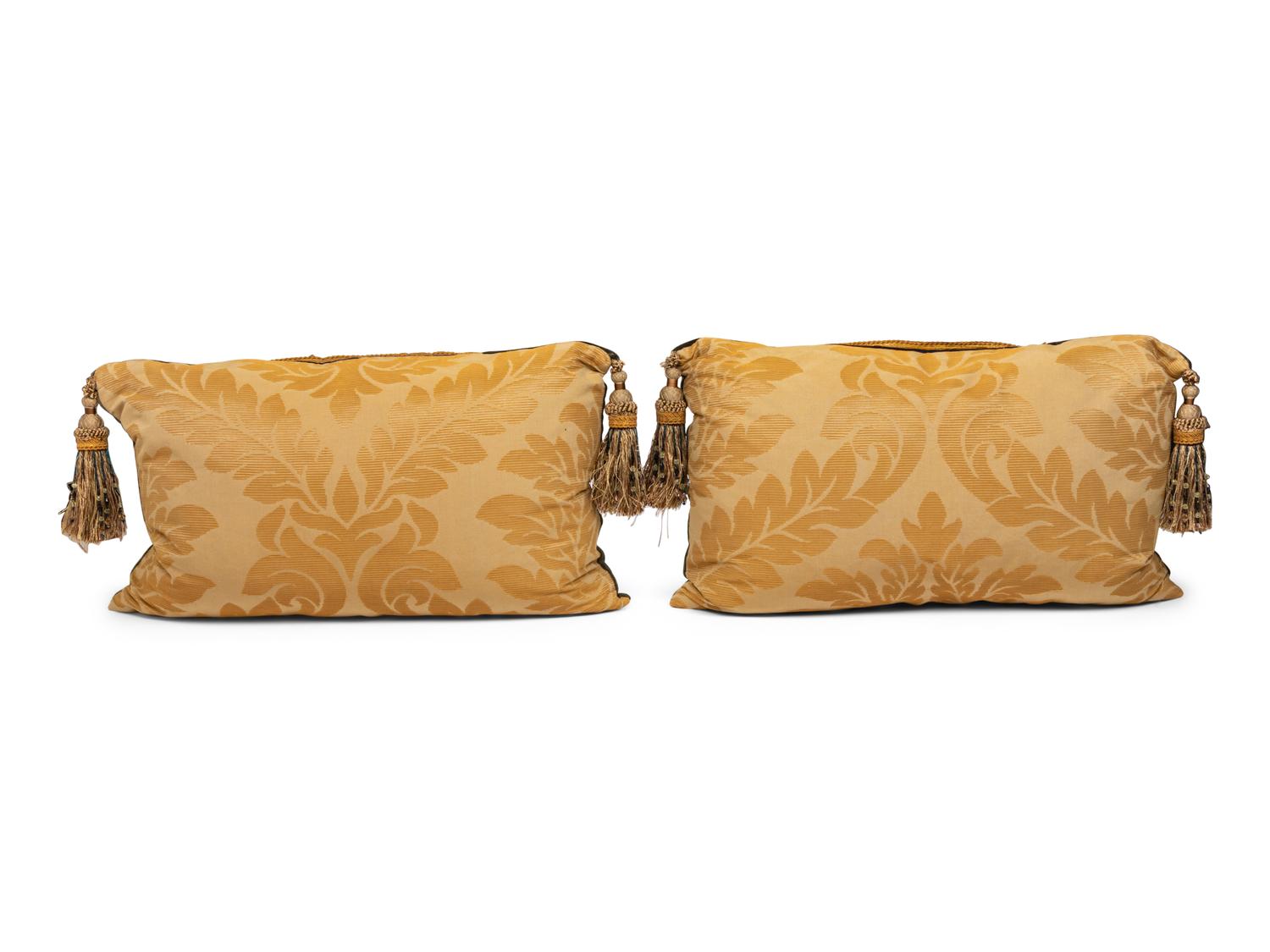A Pair of Tapestry Fragment Pillows