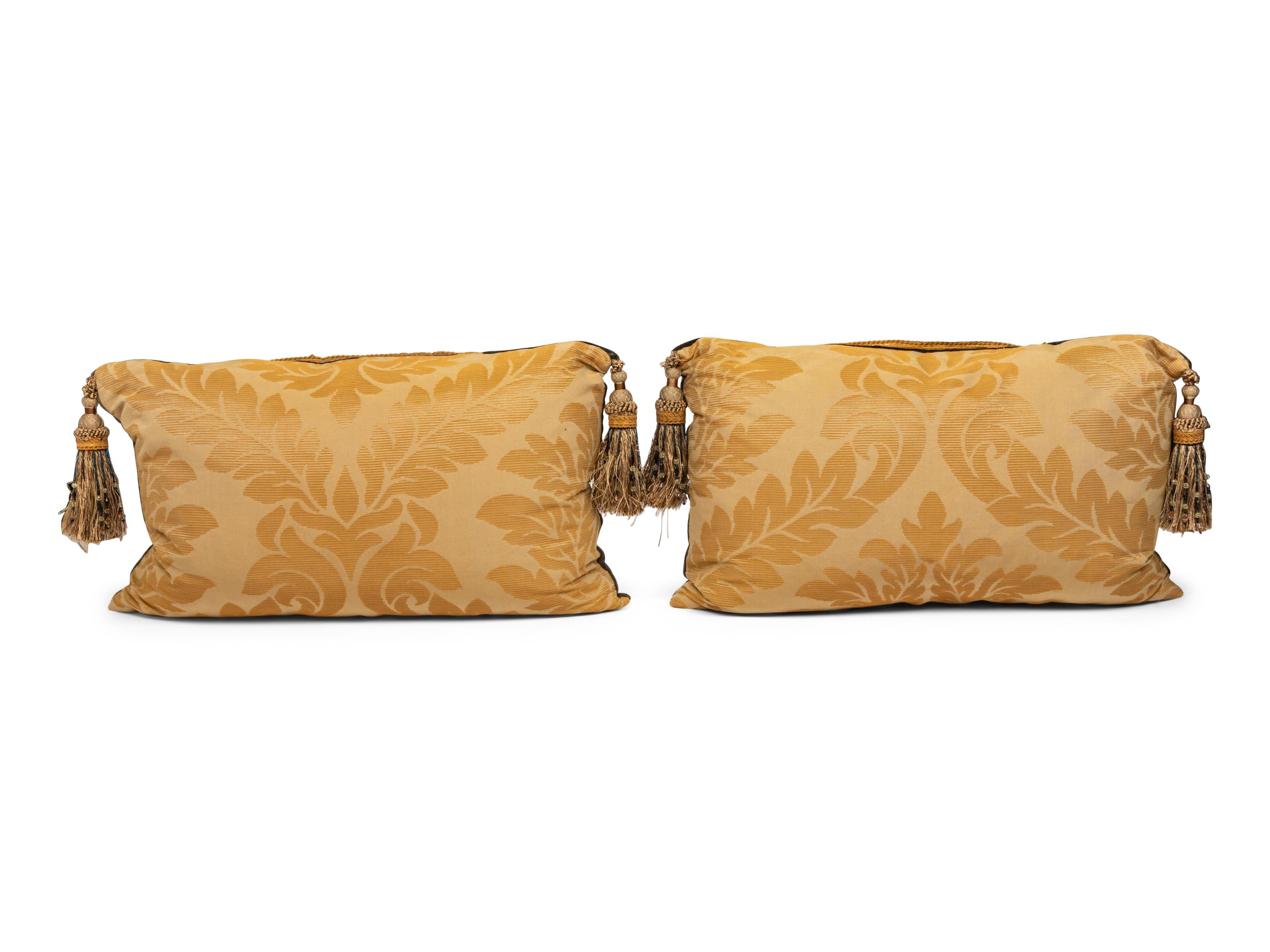 A Pair of Tapestry Fragment Pillows