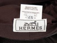 Hermès Dark Brown Deerskin Frida Hat, 2000-10s