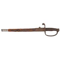 Confederate Agrider H. Dufilho Staff & Field Officer's Sword with broken blade. New Orleans, Louisiana.