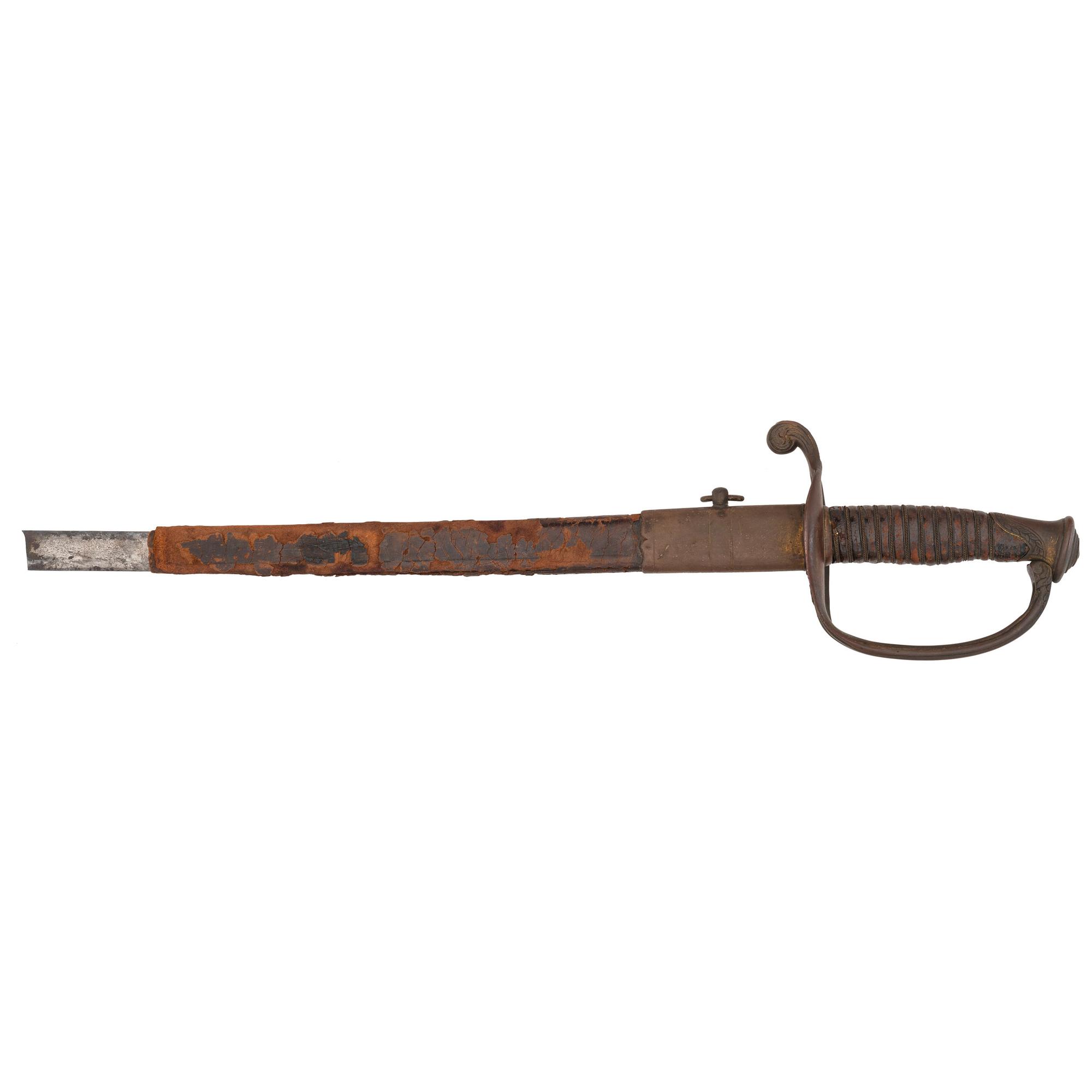 Confederate Agrider H. Dufilho Staff & Field Officer's Sword with broken blade. New Orleans, Louisiana.