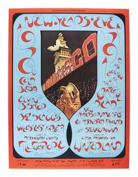 [MUSIC - POSTERS]. SINGER, David, artist. Complete set of 66 SIGNED posters designed for the Fillmore West Ballroom, San Francisco, California. 1969-1971.