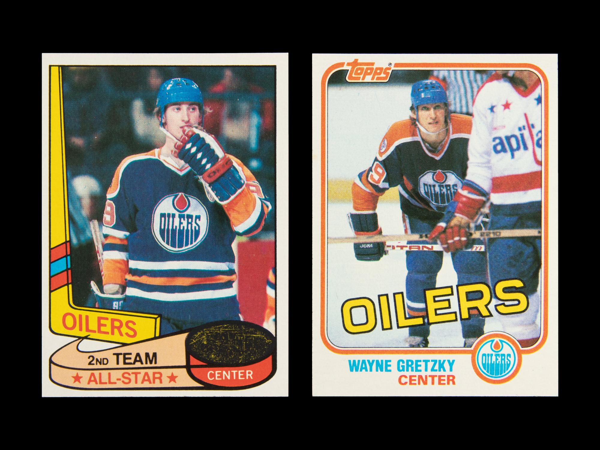 A Group of 50 1970-80s Hockey Cards (Including Bobby Orr, Bobby Hull and Second Year Wayne Gretzky)
