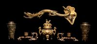 Six Chinese and Japanese Bronze Articles