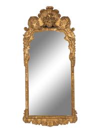 A George III Carved Giltwood Pier Mirror