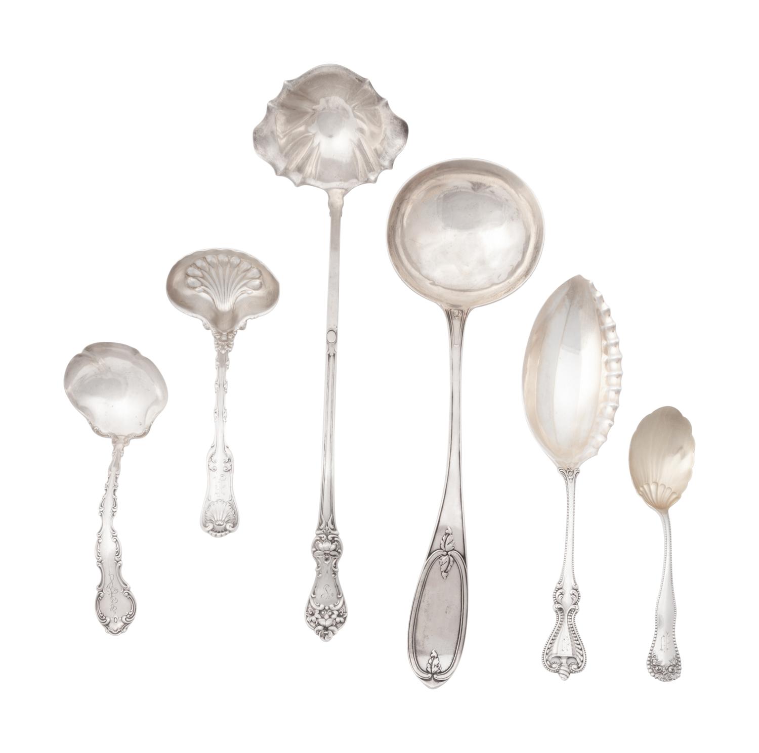 A Large group of Miscellaneous American Silver Flatware