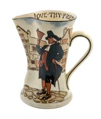 A Royal Doulton Ceramic Pitcher Height 8 7/8 inches. — 20TH CENTURY